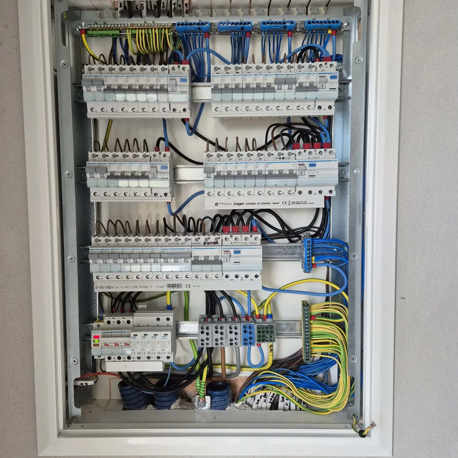 rozdzielka elektryczna na gotowo